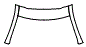 Roof and A-Pillar Kit pattern for the 2025 Cadillac XT4