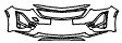 Bumper Kit pattern for the 2021 Cadillac CT5