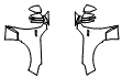 Full Fender and Mirror Kit pattern for the 2026 Cadillac CT5
