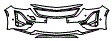 Bumper Kit pattern for the 2021 Cadillac CT5
