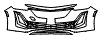 Bumper Kit pattern for the 2021 Cadillac CT5