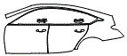 Door and Rear Fender Kit pattern for the 2026 Cadillac CT5