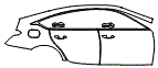 Door and Rear Fender Kit pattern for the 2026 Cadillac CT5