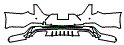 Rear Bumper Kit pattern for the 2026 Cadillac CT4