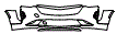 Bumper Kit pattern for the 2026 Cadillac CT4