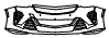 Bumper Kit pattern for the 2026 Cadillac CT4