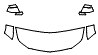 Hood, Fender and Mirror Kit pattern for the 2026 Cadillac CT4