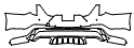 Rear Bumper Kit pattern for the 2026 Cadillac CT4
