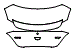 Trunk Lid Kit pattern for the 2026 Cadillac CT4