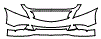 Bumper Kit pattern for the 2011 Infiniti G37 Sedan