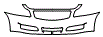 Bumper Kit pattern for the 2008 Infiniti G35 Sedan