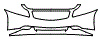 Bumper Kit pattern for the 2008 Infiniti G35 Sedan