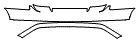 Rear Bumper Kit pattern for the 2006 Infiniti M45