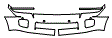 Bumper Kit pattern for the 2008 Infiniti QX56
