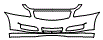 Bumper Kit pattern for the 2009 Infiniti G37 Sedan