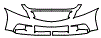 Bumper Kit pattern for the 2013 Infiniti G37 Sedan