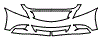 Bumper Kit pattern for the 2012 Infiniti G25 Sedan