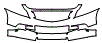 Bumper Kit pattern for the 2013 Infiniti G37 Sedan