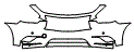 Bumper Kit pattern for the 2013 Infiniti JX35