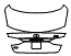 Trunk Lid Kit pattern for the 2024 Infiniti Q50