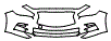 Bumper Kit pattern for the 2014 Infiniti Q50 Hybrid
