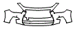 Bumper Kit pattern for the 2024 Infiniti Q50