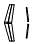 B-Pillar Kit pattern for the 2024 Infiniti Q50