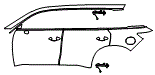 Door and Rear Fender Kit pattern for the 2027 Infiniti QX60
