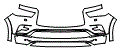 Bumper Kit pattern for the 2019 Infiniti QX80