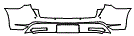 Rear Bumper Kit pattern for the 2019 Infiniti QX80