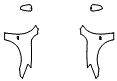 Full Fender and Mirror Kit pattern for the 2014 Infiniti QX50
