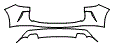 Rear Bumper Kit pattern for the 2025 Infiniti QX50