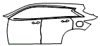 Door and Rear Fender Kit pattern for the 2025 Infiniti QX50
