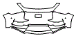 Bumper Kit pattern for the 2022 Infiniti Q60