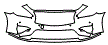 Bumper pattern for the 2019 Infiniti Q70