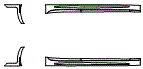 Rocker Panel Kit pattern for the 2019 Infiniti Q70