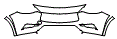 Bumper Kit pattern for the 2019 Infiniti QX30