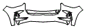 Bumper Kit pattern for the 2025 Infiniti QX55