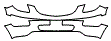 Lower Bumper and Upper Bumper Kit pattern for the 2008 Buick Enclave
