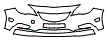 Bumper Kit pattern for the 2016 Buick Cascada