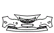 Grille and Bumper Kit pattern for the 2019 Buick Cascada