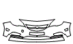 Grille and Bumper Kit pattern for the 2019 Buick Cascada