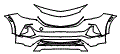 Bumper Kit pattern for the 2021 Buick Encore GX