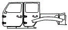 Door and Rear Fender Kit pattern for the 2026 Jeep Wrangler