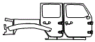 Door and Rear Fender Kit pattern for the 2026 Jeep Wrangler
