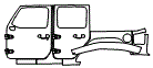 Door and Rear Fender Kit pattern for the 2026 Jeep Wrangler