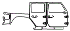 Door and Rear Fender Kit pattern for the 2026 Jeep Wrangler