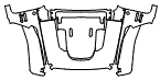Full Hood and Fender Kit pattern for the 2020 Jeep Wrangler