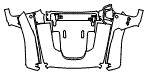 Full Hood and Fender Kit pattern for the 2025 Jeep Wrangler 4xe