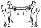 Full Hood, Fender and Mirror Kit pattern for the 2022 Jeep Wrangler 4xe